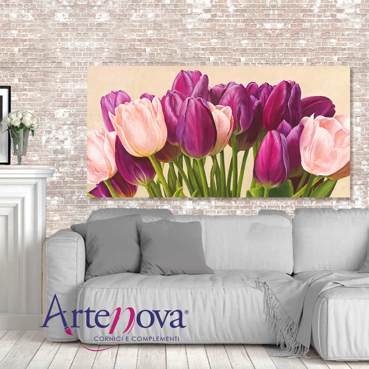 Quadro moderno floreale 2LC1361