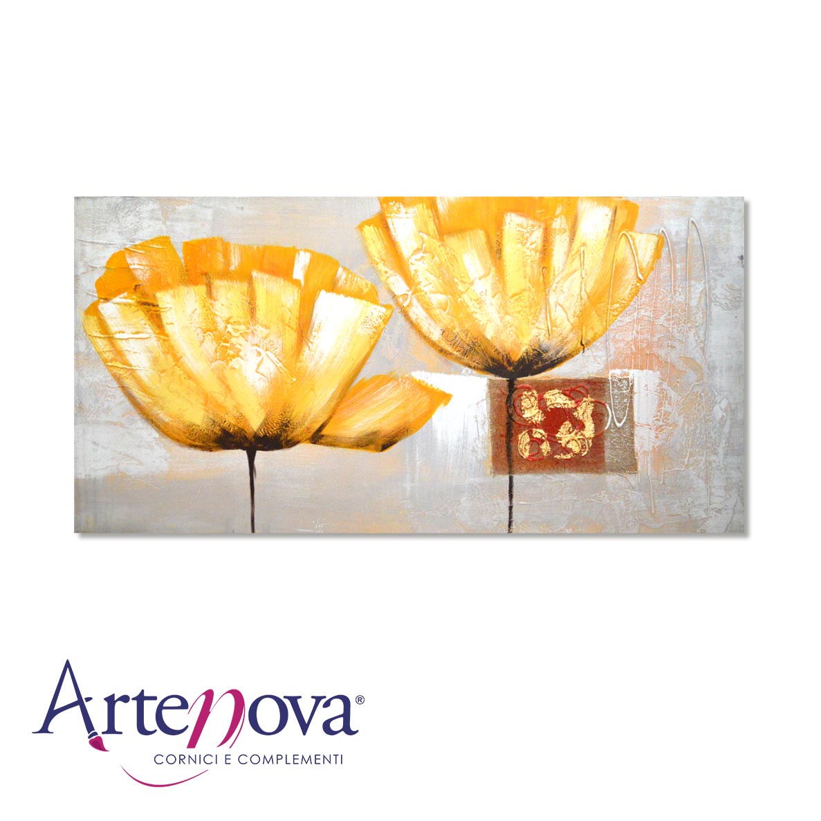 Fiore dipinto art.D109