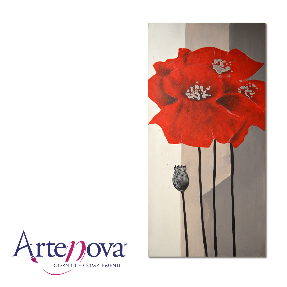 Fiore dipinto art.D111