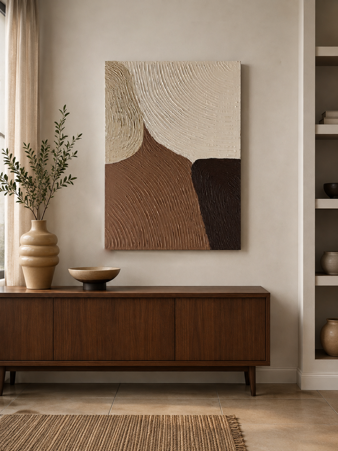 Quadro Dipinto Astratto Terra Materica