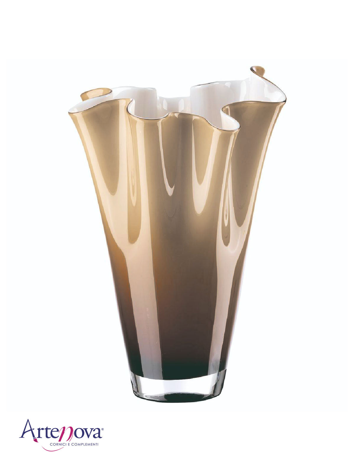 Vaso Onlylux Wave Fumè 40 cm